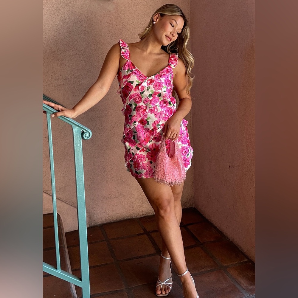Show Me Your MuMu Rosa Ruffle Mini Dress - Picture 8 of 16